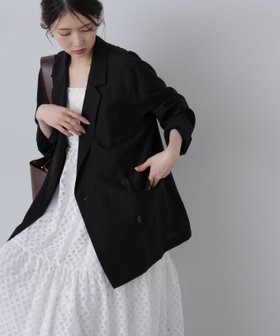 【フリーズマート/FREE'S MART】のシアーダブルテーラードジャケット 人気、トレンドファッション・服の通販 founy(ファニー) ファッション Fashion レディースファッション WOMEN アウター Coat Outerwear ジャケット Jackets テーラードジャケット Tailored Jackets おすすめ Recommend シアー Sheer ジャケット Jacket デニム Denim プリント Print ルーズ Loose ビジネス 仕事 通勤 Business |ID:prp329100004572900
