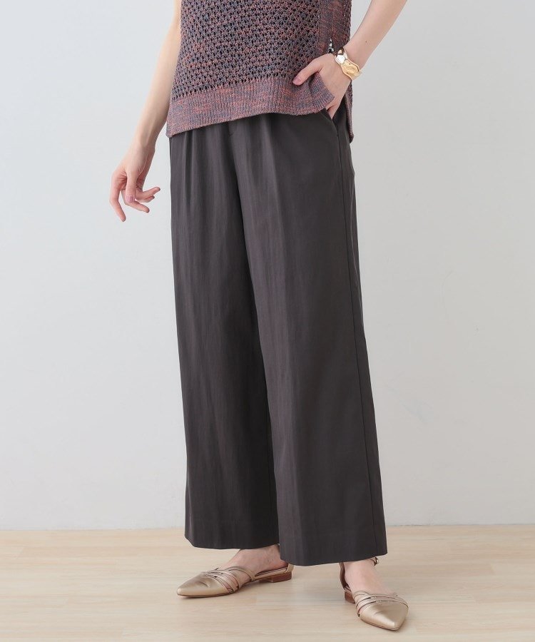 【インディヴィ/INDIVI】の待望の再入荷!【雑誌掲載/褒められパンツ/洗える】ウエストゴムワイドタックパンツ インテリア・キッズ・メンズ・レディースファッション・服の通販 founy(ファニー) 　雑誌掲載アイテム　Magazine Items　ファッション雑誌　Fashion Magazines　クラッシィ　CLASSY.　ファッション　Fashion　レディースファッション　WOMEN　パンツ　Pants　5月号　May Issue　リラックス　Relax　エレガント 上品　Elegant　人気　Popularity　再入荷　Restock/Back In Stock/Re Arrival　洗える　Washable　雑誌　Magazine　スミクロ|ID: prp329100004572904 ipo3291000000032362392