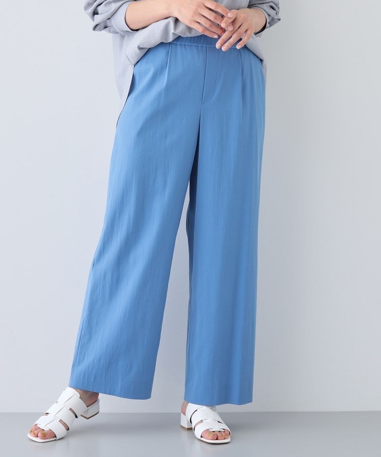 【インディヴィ/INDIVI】の待望の再入荷!【雑誌掲載/褒められパンツ/洗える】ウエストゴムワイドタックパンツ インテリア・キッズ・メンズ・レディースファッション・服の通販 founy(ファニー) 　雑誌掲載アイテム　Magazine Items　ファッション雑誌　Fashion Magazines　クラッシィ　CLASSY.　ファッション　Fashion　レディースファッション　WOMEN　パンツ　Pants　5月号　May Issue　リラックス　Relax　エレガント 上品　Elegant　人気　Popularity　再入荷　Restock/Back In Stock/Re Arrival　洗える　Washable　雑誌　Magazine　ブルー|ID: prp329100004572904 ipo3291000000032362395
