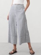 【バナナリパブリック ファクトリーストア/BANANA REPUBLIC FACTORY STORE】のBANANA REPUBLIC FACTORY STORE リネンブレンド ワイドレッグ クロップド プルオンパンツ 人気、トレンドファッション・服の通販 founy(ファニー) ファッション Fashion レディースファッション WOMEN パンツ Pants クロップド Cropped トラベル Travel リネン Linen リラックス Relax ロング Long ワイド Wide 夏 Summer 春 Spring S/S・春夏 Ss・Spring/Summer thumbnail NAVY_STRIPE|ID: prp329100004572915 ipo3291000000032362478