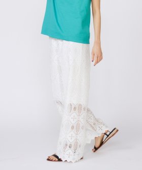 【イネド/INED】のレースパンツ 人気、トレンドファッション・服の通販 founy(ファニー) ファッション Fashion レディースファッション Fashion for Women パンツ Pants & Trousers サテン Satin, Glossy Fabric シアー Sheer, See-Through ジャケット Jacket, Outerwear リラックス Relax, Relaxed Fit レース Lace, Lace Fabric エレガント 上品 Elegant |ID:prp329100004572917