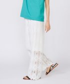 【イネド/INED】のレースパンツ 人気、トレンドファッション・服の通販 founy(ファニー) ファッション Fashion レディースファッション Fashion for Women パンツ Pants & Trousers サテン Satin, Glossy Fabric シアー Sheer, See-Through ジャケット Jacket, Outerwear リラックス Relax, Relaxed Fit レース Lace, Lace Fabric エレガント 上品 Elegant thumbnail オフホワイト|ID: prp329100004572917 ipo3291000000032766631