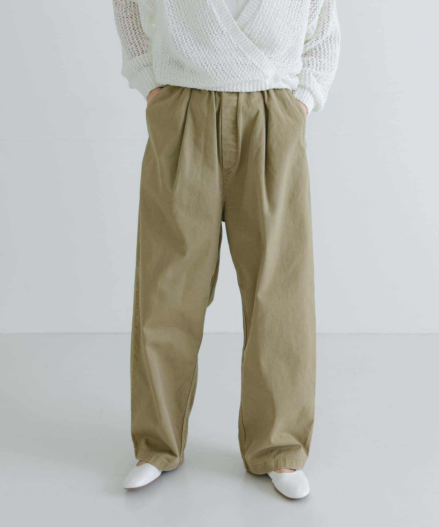 【アーバンリサーチ/URBAN RESEARCH】の『3サイズ展開』チノイージーパンツ インテリア・キッズ・メンズ・レディースファッション・服の通販 founy(ファニー) 　ファッション　Fashion　レディースファッション　Fashion for Women　パンツ　Pants & Trousers　2025年　2025　2025春夏・S/S　Spring/Summer 2025 SS25　カットソー　Cut and Sewn Top　シューズ　Shoes, Footwear　シンプル　Simple, Minimal　トレンド　Trend, Trending Now　夏　Summer　春　Spring　S/S・春夏　SS, Spring/Summer, Warm Season　BEIGE|ID: prp329100004572921 ipo3291000000032715349