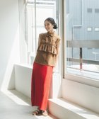 【エヌ ナチュラルビューティーベーシック/N.Natural Beauty basic】のシャドーチェックイージースカート 人気、トレンドファッション・服の通販 founy(ファニー) ファッション Fashion レディースファッション WOMEN スカート Skirt シャドー Shadow チェック Check バランス Balance フィット Fit リラックス Relax 無地 Plain Color thumbnail レッド|ID: prp329100004573270 ipo3291000000032366335