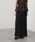 【エヌ ナチュラルビューティーベーシック/N.Natural Beauty basic】のシャドーチェックイージースカート 人気、トレンドファッション・服の通販 founy(ファニー) ファッション Fashion レディースファッション WOMEN スカート Skirt シャドー Shadow チェック Check バランス Balance フィット Fit リラックス Relax 無地 Plain Color thumbnail ブラック|ID: prp329100004573270 ipo3291000000032366336
