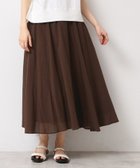 【デッサン/Dessin】の【ウエストゴム・洗える】コットンフレアースカート 人気、トレンドファッション・服の通販 founy(ファニー) ファッション Fashion レディースファッション Fashion for Women スカート Skirts フェミニン Feminine, Girly ポケット Pocket, Pocket Detail 洗える Machine Washable thumbnail キャメルブラウン|ID: prp329100004573418 ipo3291000000032760260