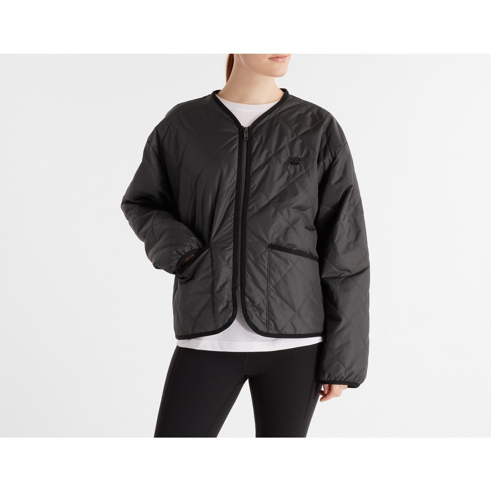 【ニューバランス/new balance】のキルトウーブンジャケット インテリア・キッズ・メンズ・レディースファッション・服の通販 founy(ファニー) 　ファッション　Fashion　レディースファッション　WOMEN　アウター　Coat Outerwear　ジャケット　Jackets　スタイリッシュ　Stylish　ハンド　Hand　フロント　Front　ポケット　Pocket　ワイド　Wide　ワンポイント　One Point　ACKブラックトップ|ID: prp329100004573421 ipo3291000000032367650