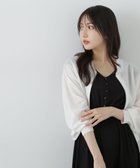 【プロポーション ボディドレッシング/PROPORTION BODY DRESSING】のシアーニットブルゾン ホワイト|ID: prp329100004573431 ipo3291000000032713635