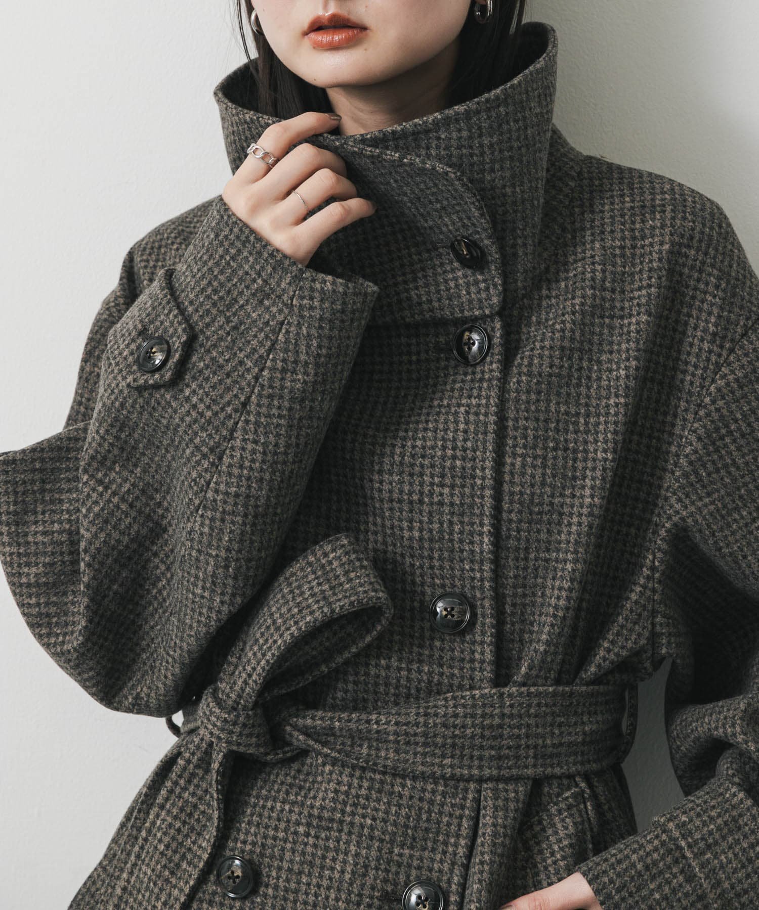 【センスオブプレイス/SENSE OF PLACE by URBAN RESEARCH】のスタンドカラーロングコート インテリア・キッズ・メンズ・レディースファッション・服の通販 founy(ファニー) 　ファッション　Fashion　レディースファッション　Fashion for Women　アウター　Coat / Outerwear Collection　コート・ロングコート・ピーコート　Long Coats, Peacoats & More　スタンド　Stand Collar, Upright Stand　人気　Popular, Best Seller　軽量　Lightweight, Ultra Light　BRN×MOC|ID: prp329100004573455 ipo3291000000033582939