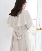【マジェスティック レゴン/MAJESTIC LEGON】のドレープフリルトレンチコート 人気、トレンドファッション・服の通販 founy(ファニー) ファッション Fashion レディースファッション WOMEN アウター Coat Outerwear コート Coats トレンチコート Trench Coats おすすめ Recommend とろみ Thickness ダウン Down ヨーク Yoke 再入荷 Restock/Back In Stock/Re Arrival thumbnail アイボリー|ID: prp329100004573466 ipo3291000000032367926
