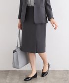 【インディヴィ/INDIVI】の【定番スーツ/洗える/メランジ】ストレートスカート 人気、トレンドファッション・服の通販 founy(ファニー) ファッション Fashion レディースファッション WOMEN スカート Skirt スーツ Suits スーツ スカート Skirt ストレート Straight スリット Slit スーツ Suit セットアップ Set Up フィット Fit メランジ Melange ラップ Wrap 定番 Standard 洗える Washable 秋 Autumn/Fall ビジネス 仕事 通勤 Business thumbnail チャコールグレー|ID: prp329100004573477 ipo3291000000032368010