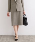 【インディヴィ/INDIVI】の【定番スーツ/洗える/メランジ】ストレートスカート 人気、トレンドファッション・服の通販 founy(ファニー) ファッション Fashion レディースファッション WOMEN スカート Skirt スーツ Suits スーツ スカート Skirt ストレート Straight スリット Slit スーツ Suit セットアップ Set Up フィット Fit メランジ Melange ラップ Wrap 定番 Standard 洗える Washable 秋 Autumn/Fall ビジネス 仕事 通勤 Business thumbnail ライトベージュ|ID: prp329100004573477 ipo3291000000032368011