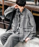 【ロッキーモンロー/Rocky Monroe】のオーバーサイズデニムジャケット+ワイドパンツ(セットアップ) 人気、トレンドファッション・服の通販 founy(ファニー) ファッション Fashion レディースファッション WOMEN アウター Coat Outerwear ジャケット Jackets デニムジャケット Denim Jackets セットアップ Setup パンツ Pants ケミカル Chemical シューズ Shoes セットアップ Set Up デニム Denim ユーズド Used ワイド Wide thumbnail ブラックケミカル|ID: prp329100004573479 ipo3291000000032368029