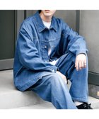 【ロッキーモンロー/Rocky Monroe】のオーバーサイズデニムジャケット+ワイドパンツ(セットアップ) 人気、トレンドファッション・服の通販 founy(ファニー) ファッション Fashion レディースファッション WOMEN アウター Coat Outerwear ジャケット Jackets デニムジャケット Denim Jackets セットアップ Setup パンツ Pants ケミカル Chemical シューズ Shoes セットアップ Set Up デニム Denim ユーズド Used ワイド Wide thumbnail ブルーオーバーダイ|ID: prp329100004573479 ipo3291000000032368035