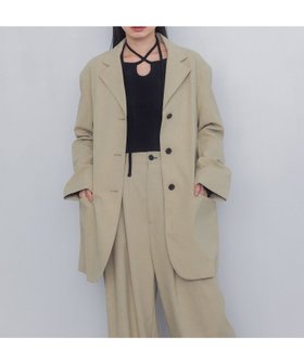 【ジーナシス/JEANASiS】のリネンライクステッチジャケット 人気、トレンドファッション・服の通販 founy(ファニー) ファッション Fashion レディースファッション WOMEN アウター Coat Outerwear ジャケット Jackets おすすめ Recommend インナー Inner カットソー Cut And Sew ジャケット Jacket スウェット Sweat セットアップ Set Up デニム Denim |ID:prp329100004573510