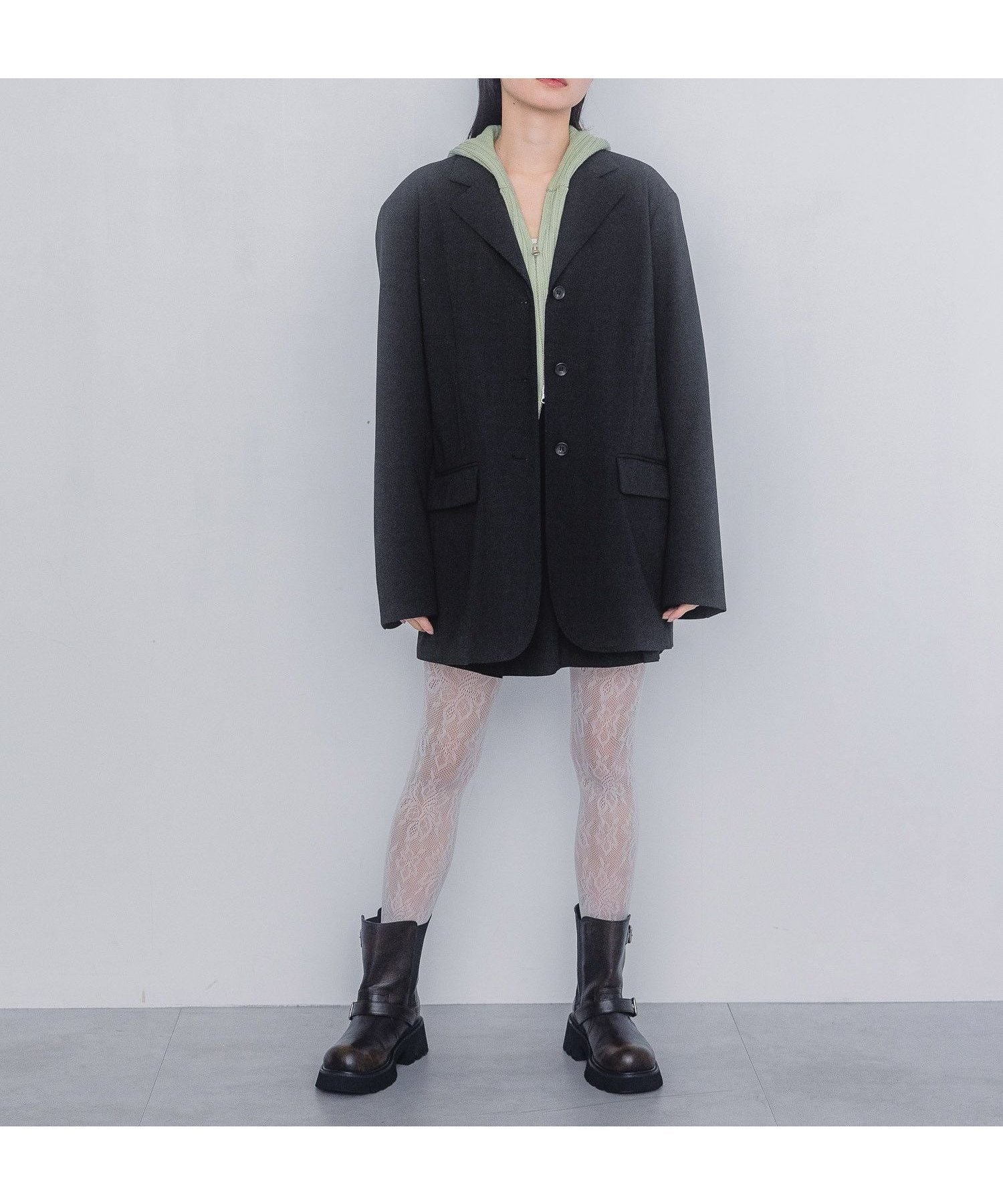 【ジーナシス/JEANASiS】のリネンライクステッチジャケット インテリア・キッズ・メンズ・レディースファッション・服の通販 founy(ファニー) 　ファッション　Fashion　レディースファッション　WOMEN　アウター　Coat Outerwear　ジャケット　Jackets　おすすめ　Recommend　インナー　Inner　カットソー　Cut And Sew　ジャケット　Jacket　スウェット　Sweat　セットアップ　Set Up　デニム　Denim　ブラック|ID: prp329100004573510 ipo3291000000032368555