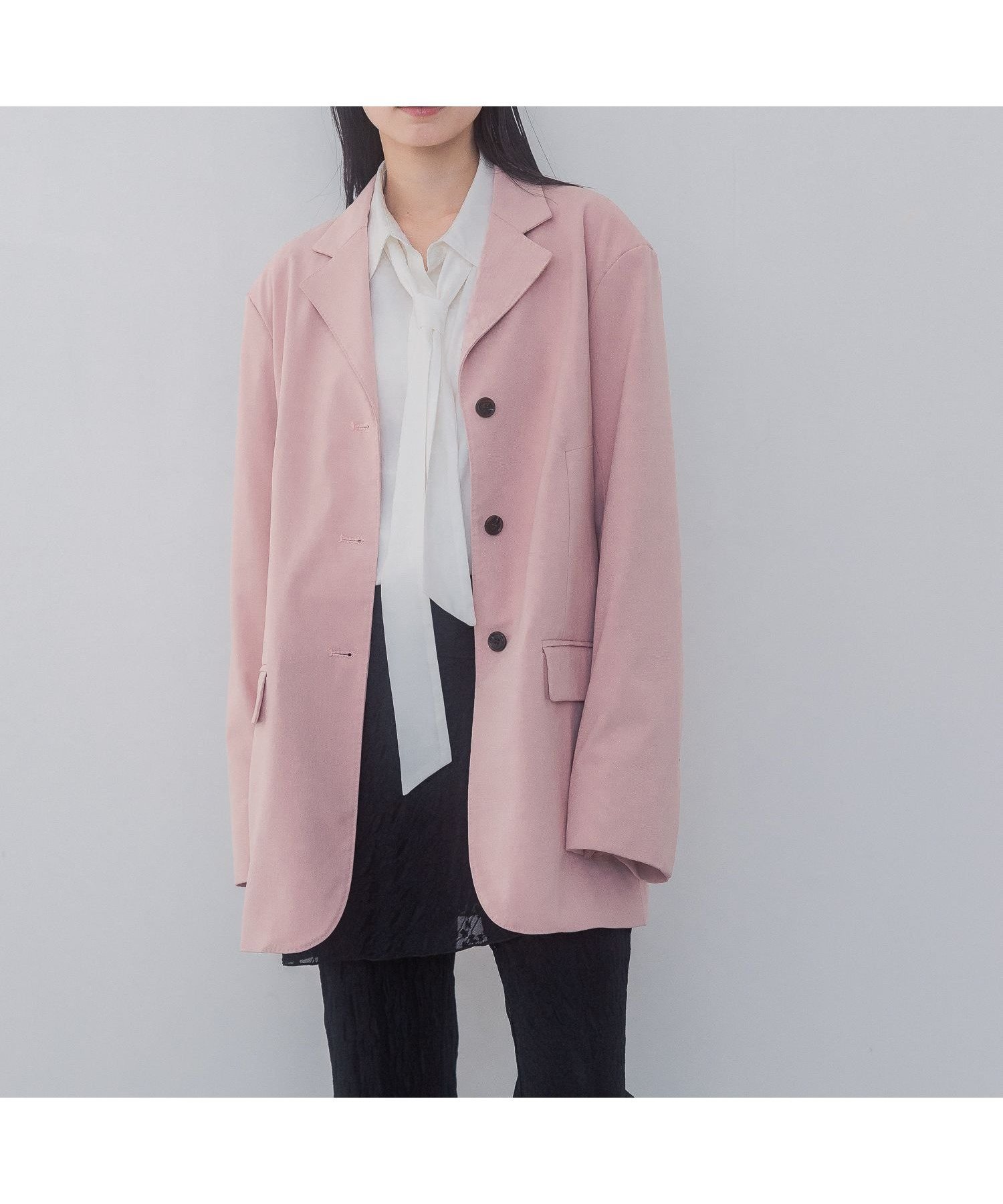 【ジーナシス/JEANASiS】のリネンライクステッチジャケット インテリア・キッズ・メンズ・レディースファッション・服の通販 founy(ファニー) 　ファッション　Fashion　レディースファッション　WOMEN　アウター　Coat Outerwear　ジャケット　Jackets　おすすめ　Recommend　インナー　Inner　カットソー　Cut And Sew　ジャケット　Jacket　スウェット　Sweat　セットアップ　Set Up　デニム　Denim　ピンク|ID: prp329100004573510 ipo3291000000032368556