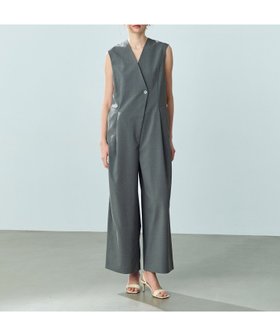 【ノーク/N.O.R.C】のウォッシャブルオールインワン【CLEAN MOTION】 人気、トレンドファッション・服の通販 founy(ファニー) ファッション Fashion レディースファッション Ladies' Fashion Online ワンピース Dress オールインワン ワンピース All In One Dress ストレッチ Stretch メランジ Melange ラップ Wrap ロング Long 吸水 Water Absorption 夏 Summer |ID:prp329100004573526