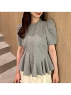 【セルフォード/CELFORD】のアシンメトリーソフトポンチトップス GRY[006]|ID: prp329100004573535 ipo3291000000032481477