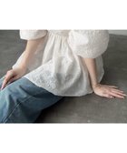 【ジュノア/JUNOAH】のMeiru 2wayオフショルジャガードペプラムトップス アイボリー|ID: prp329100004573546 ipo3291000000032468544