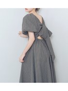 【リリーブラウン/Lily Brown】のバックリボンボリュームスリーブワンピース CHECK[931]|ID: prp329100004573552 ipo3291000000032638378