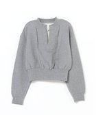 【スリーワン フィリップリム/3.1 Phillip Lim】のクロップド スウェットシャツ GREY MELANGE|ID: prp329100004573556 ipo3291000000032737314