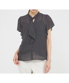 【ポール スチュアート/Paul Stuart】の【ウォッシャブル】格子プリント ブラウス 人気、トレンドファッション・服の通販 founy(ファニー) ファッション Fashion レディースファッション Ladies' Fashion Online トップス・カットソー Tops/Tshirt シャツ/ブラウス Shirts/Blouses おすすめ Recommend インナー Inner ウォッシャブル Washable ジャケット Jacket セットアップ Set Up フリル Frills プリント Print モチーフ Motif エレガント 上品 Elegant thumbnail ネイビー|ID: prp329100004573565 ipo3291000000032688005