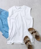 【フリークスストア/FREAK'S STORE】の【紫外線遮蔽率96.6% /UPF50+】 COOLPASS コンパクトノースリーブTシャツ/UVカット 接触冷感 吸水速乾 25SS オフホワイト|ID: prp329100004573613 ipo3291000000032671854