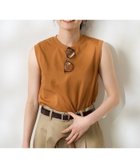 【フリークスストア/FREAK'S STORE】の【紫外線遮蔽率96.6% /UPF50+】 COOLPASS コンパクトノースリーブTシャツ/UVカット 接触冷感 吸水速乾 25SS キャメル|ID: prp329100004573613 ipo3291000000032671858