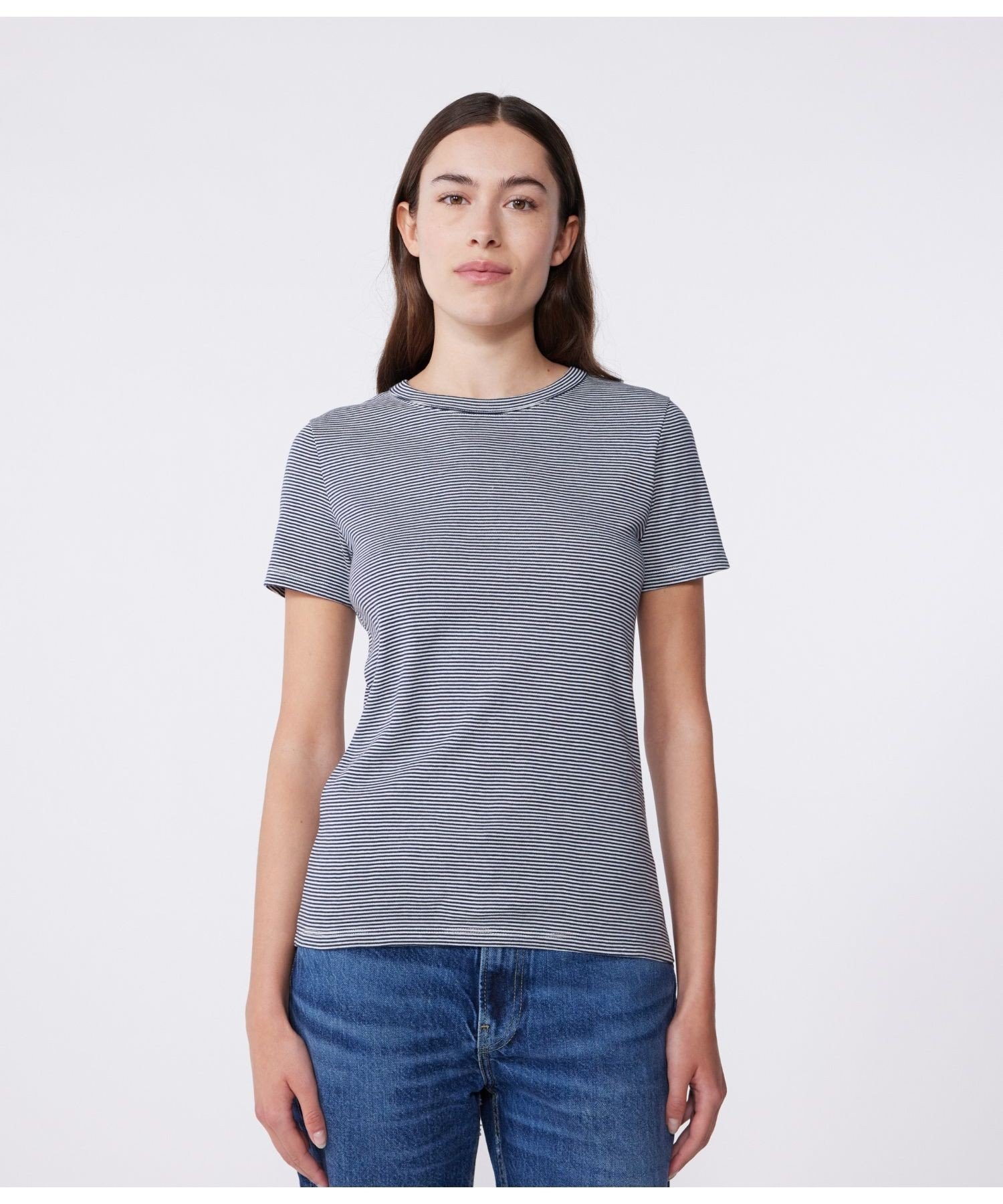【プチバトー/PETIT BATEAU】のミラレクルーネック半袖Tシャツ 人気、トレンドファッション・服の通販 founy(ファニー) 　ファッション　Fashion　レディースファッション　WOMEN　トップス・カットソー　Tops/Tshirt　シャツ/ブラウス　Shirts/Blouses　ロング / Tシャツ　T-Shirts　おすすめ　Recommend　フィット　Fit　プリント　Print　半袖　Short Sleeve　 other-1|ID: prp329100004573619 ipo3291000000032371753