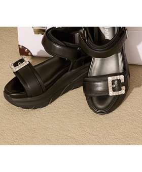 【プラスダイアナ/plus diana】のジュエルバックルサンダル 人気、トレンドファッション・服の通販 founy(ファニー) ファッション Fashion レディースファッション Ladies' Fashion Online バッグ Bag スポーティ Sporty バランス Balance フェミニン Feminine ラバー Rubber 厚底 Platforms |ID:prp329100004573622