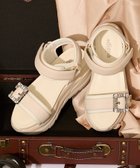 【プラスダイアナ/plus diana】のジュエルバックルサンダル 人気、トレンドファッション・服の通販 founy(ファニー) ファッション Fashion レディースファッション Ladies' Fashion Online バッグ Bag スポーティ Sporty バランス Balance フェミニン Feminine ラバー Rubber 厚底 Platforms thumbnail アイボリー人工スムース*|ID: prp329100004573622 ipo3291000000032670263