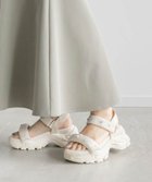 【ランダ/RANDA】のパデッドベルトスポーツサンダル 人気、トレンドファッション・服の通販 founy(ファニー) ファッション Fashion レディースファッション WOMEN ベルト Belts スポーツウェア Sportswear サンダル / ミュール Sandals クッション Cushion サテン Satin シアー Sheer トレンド Trend バランス Balance エレガント 上品 Elegant thumbnail IVORY|ID: prp329100004573625 ipo3291000000032371987
