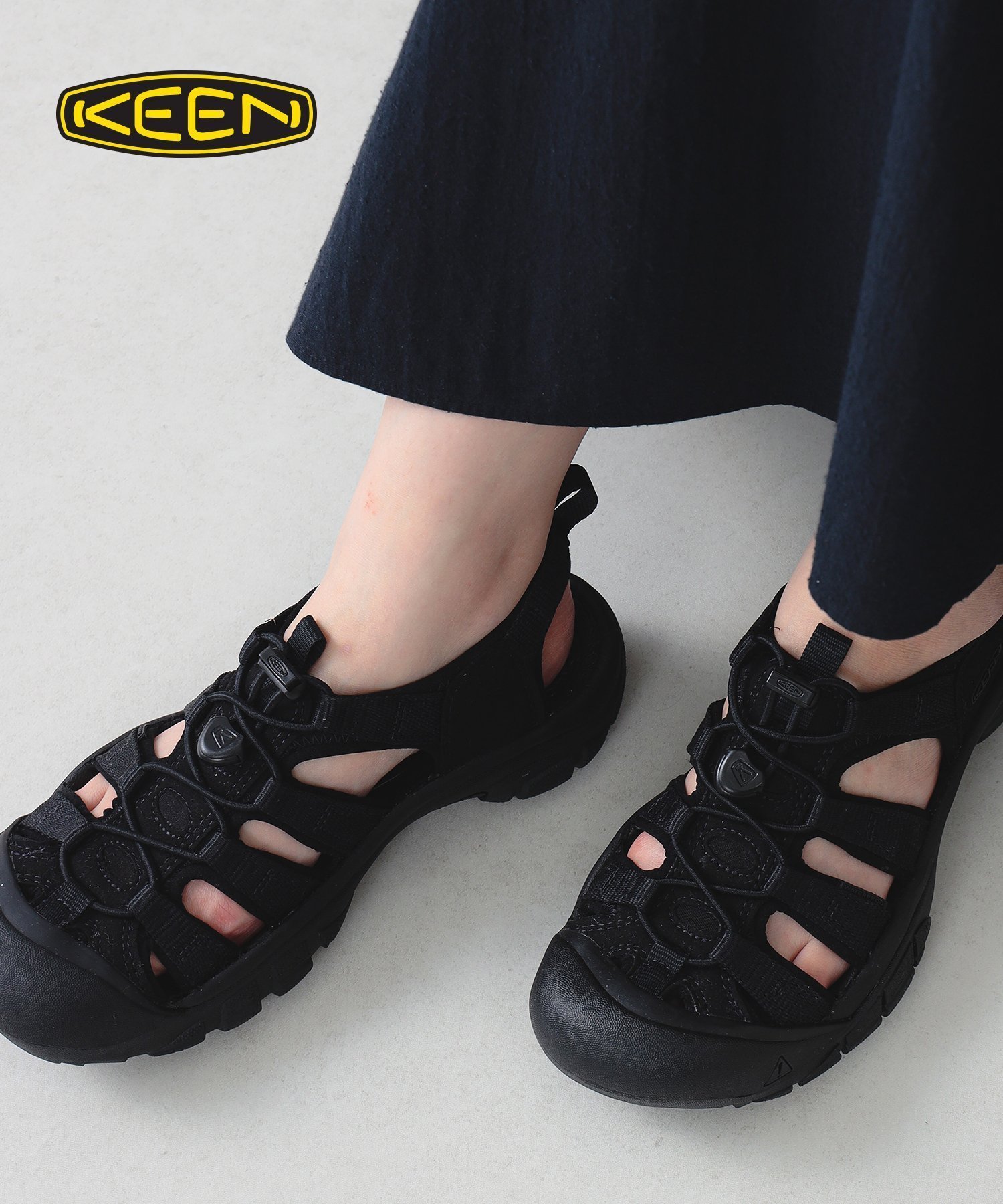 【デミルクス ビームス/Demi-Luxe BEAMS】の【6/11 9 59までポイント10倍】KEEN / NEWPORT H2 サンダル 25SS スポーツミックス キャンプ アウトドア フェス インテリア・キッズ・メンズ・レディースファッション・服の通販 founy(ファニー) 　ファッション　Fashion　レディースファッション　WOMEN　スポーツウェア　Sportswear　サンダル / ミュール　Sandals　アウトドア　Outdoor　軽量　Lightweight　サンダル　Sandals　スニーカー　Sneakers　スポーツ　Sports　フィット　Fit　ミックス　Mix　ライニング　Lining　2025年　2025　2025春夏・S/S　Ss,Spring/Summer,2025　Triple_Black|ID: prp329100004573630 ipo3291000000032372065