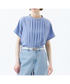 【マッキントッシュ フィロソフィー/MACKINTOSH PHILOSOPHY】のフロントタックブラウス 人気、トレンドファッション・服の通販 founy(ファニー) ファッション Fashion レディースファッション WOMEN トップス・カットソー Tops/Tshirt シャツ/ブラウス Shirts/Blouses おすすめ Recommend インナー Inner クール Cool ジャケット Jacket スラックス Slacks スリーブ Sleeve デニム Denim フラット Flat フレンチ French フロント Front メランジ Melange ワンポイント One Point ビジネス 仕事 通勤 Business 夏 Summer 春 Spring thumbnail ライトブルー|ID: prp329100004573632 ipo3291000000032372098