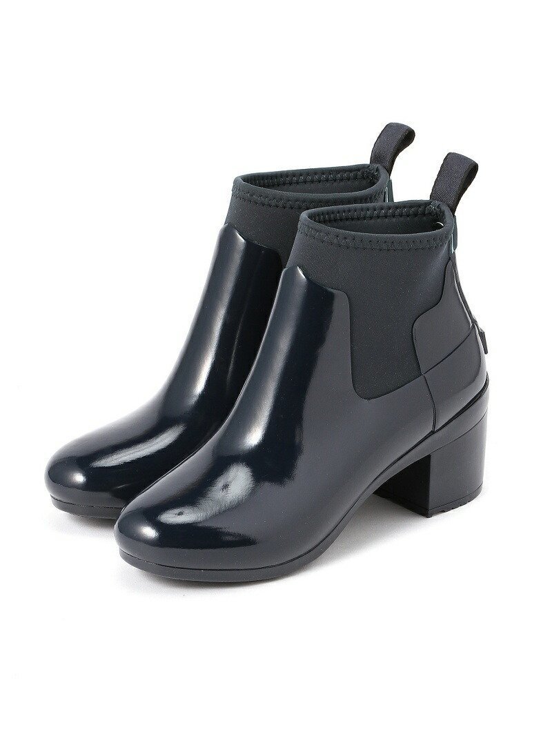 【ハンター/HUNTER】のREFINED MID HEEL GLOSS インテリア・キッズ・メンズ・レディースファッション・服の通販 founy(ファニー) 　ファッション　Fashion　レディースファッション　WOMEN　シンプル　Simple　スタイリッシュ　Stylish　ハンド　Hand　ブロック　Block　ラバー　Rubber　NAVY|ID: prp329100004573633 ipo3291000000032372110