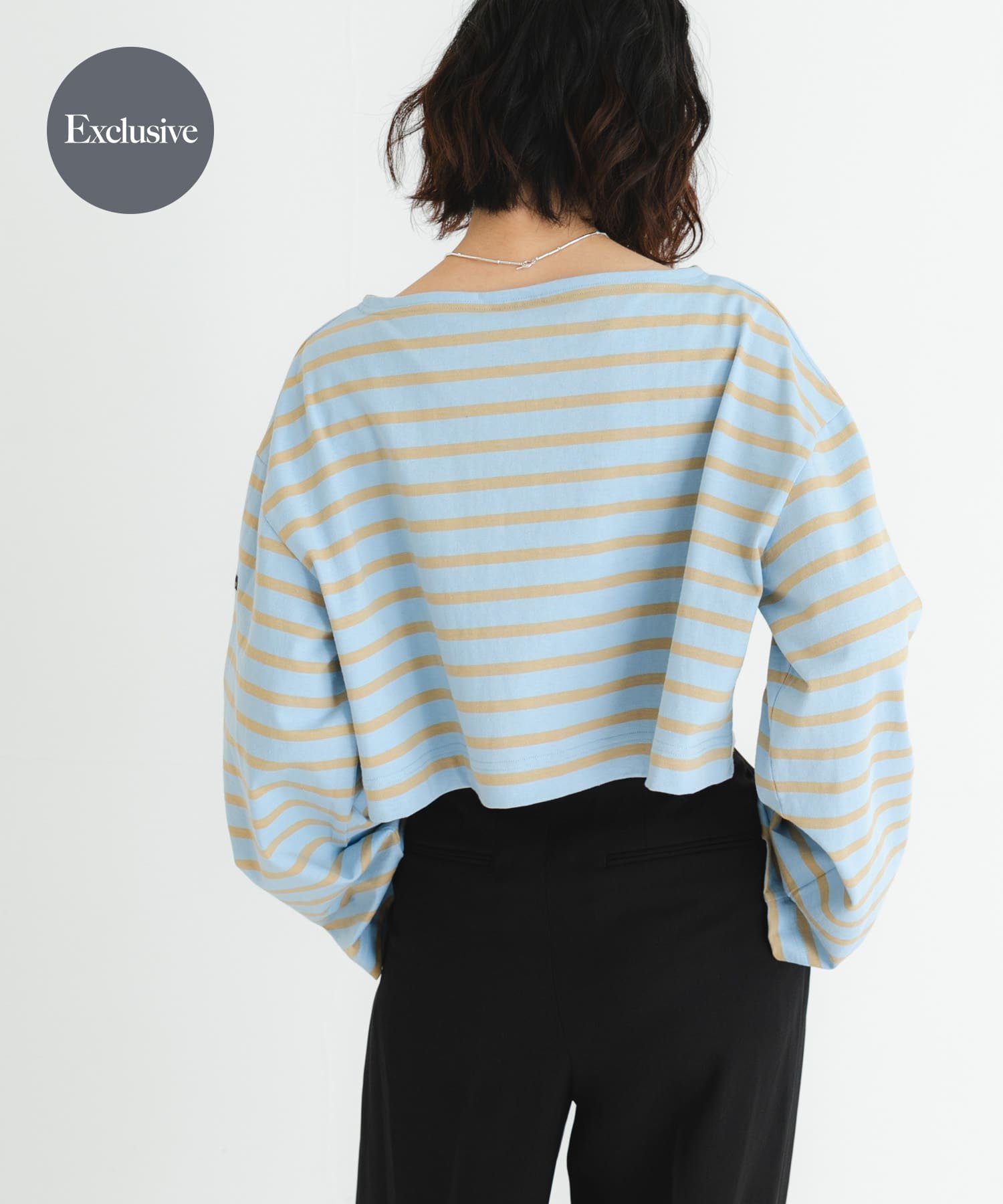 【アーバンリサーチ/URBAN RESEARCH】の『WEB/一部店舗限定』『別注』Le minor*UR Border cropped Tee インテリア・キッズ・メンズ・レディースファッション・服の通販 founy(ファニー) 　ファッション　Fashion　レディースファッション　WOMEN　インナー　Inner　コンパクト　Compact　ジャケット　Jacket　バスク　Basque　バランス　Balance　フランス　France　ベーシック　Basic　別注　Special Order　ルーズ　Loose　S/S・春夏　Ss・Spring/Summer　夏　Summer　2025年　2025　2025春夏・S/S　Ss,Spring/Summer,2025　Sill/beige|ID: prp329100004573673 ipo3291000000032372972
