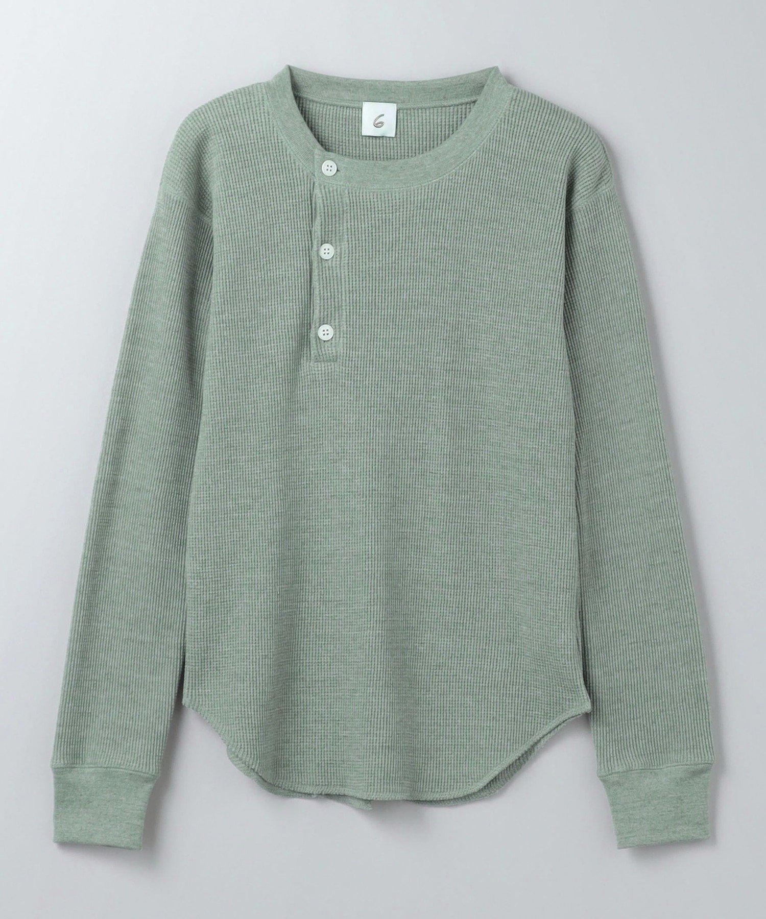 【ビューティ&ユース ユナイテッドアローズ/BEAUTY&YOUTH / UNITED ARROWS】の6(ROKU) バックスリット サーマル プルオーバー インテリア・キッズ・メンズ・レディースファッション・服の通販 founy(ファニー) 　ファッション　Fashion　レディースファッション　Fashion for Women　トップス・カットソー　Cut & Sew Tops　カジュアルプルオーバー・ニットトップス　Pullovers & Knit Tops / Casual Pullovers　バッグ　Bags　サーマル　Thermal, Waffle Knit　スリット　Slit, Slit Detail　フロント　Front, Front Design　ヴィンテージ　Vintage Style　LIME|ID: prp329100004573717 ipo3291000000033446421
