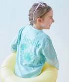 【デビロック/devirock / KIDS】のUVカット Tシャツ型 長袖ラッシュガード 長袖ラッシュガード 水着 25SS 004-フラワー-Sミント|ID: prp329100004573720 ipo3291000000032626741