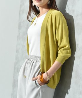 【インタープラネット/INTERPLANET】の【接触冷感・UV】ドルマンカーディガン 人気、トレンドファッション・服の通販 founy(ファニー) ファッション Fashion レディースファッション WOMEN トップス・カットソー Tops/Tshirt カーディガン Cardigans シンプル Simple ベーシック Basic ボレロ Bolero リゾート Resort 夏 Summer 羽織 Haori |ID:prp329100004573721