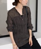 【フレームワーク/FRAMeWORK】の≪追加≫LINENクレープヘンリーネックブラウス 2 人気、トレンドファッション・服の通販 founy(ファニー) ファッション Fashion レディースファッション Fashion for Women トップス・カットソー Cut & Sew Tops シャツ・ブラウス・オフィスカジュアル Elegant Blouses & Button-Ups リネン Linen, Linen Fabric リラックス Relax, Relaxed Fit 再入荷 Restock / Back in Stock 旅行 Travel thumbnail ブラウン B|ID: prp329100004573735 ipo3291000000032725368