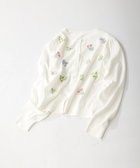 【ストロベリーフィールズ/STRAWBERRY FIELDS】のリボンフラワー刺繍ニットカーディガン 人気、トレンドファッション・服の通販 founy(ファニー) ファッション Fashion レディースファッション WOMEN トップス・カットソー Tops/Tshirt ニット Knit Tops カーディガン Cardigans カーディガン Cardigan フラワー Flower リボン Ribbon thumbnail オフホワイト|ID: prp329100004573755 ipo3291000000032374387