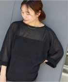 【ジャーナルスタンダード/JOURNAL STANDARD】のペーパーヤーンサマーニットプルオーバー 人気、トレンドファッション・服の通販 founy(ファニー) ファッション Fashion レディースファッション WOMEN トップス・カットソー Tops/Tshirt ニット Knit Tops プルオーバー Pullover 2025年 2025 2025春夏・S/S Ss,Spring/Summer,2025 おすすめ Recommend シアー Sheer ワイド Wide 夏 Summer 旅行 Travel 長袖 Long Sleeve thumbnail ブラック|ID: prp329100004573761 ipo3291000000032374452
