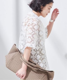 【ジャーナルスタンダード レサージュ/journal standard L'essage】のオーガンジーレースシャツ 人気、トレンドファッション・服の通販 founy(ファニー) ファッション Fashion レディースファッション WOMEN トップス・カットソー Tops/Tshirt シャツ/ブラウス Shirts/Blouses 2025年 2025 2025春夏・S/S Ss,Spring/Summer,2025 オーガンジー Organdy モダン Modern レース Race |ID:prp329100004573762