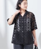 【ジャーナルスタンダード レサージュ/journal standard L'essage】のオーガンジーレースシャツ 人気、トレンドファッション・服の通販 founy(ファニー) ファッション Fashion レディースファッション WOMEN トップス・カットソー Tops/Tshirt シャツ/ブラウス Shirts/Blouses 2025年 2025 2025春夏・S/S Ss,Spring/Summer,2025 オーガンジー Organdy モダン Modern レース Race thumbnail ブラック|ID: prp329100004573762 ipo3291000000032374465