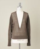 【ユナイテッドアローズ/UNITED ARROWS】のconte ディープVネック プルオーバーニット 人気、トレンドファッション・服の通販 founy(ファニー) ファッション Fashion レディースファッション Fashion for Women トップス・カットソー Cut & Sew Tops ニット Knit Tops & Sweaters カジュアルプルオーバー・ニットトップス Pullovers & Knit Tops / Casual Pullovers Vネックトップス V-Neck Tops / V-Cut Neckline Shirts カーディガン Cardigan, Knitwear シルク Silk, 100% Silk シンプル Simple, Minimal スタイリッシュ Stylish, Fashionable thumbnail MD.GRAY|ID: prp329100004573774 ipo3291000000033345552
