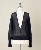 【ユナイテッドアローズ/UNITED ARROWS】のconte ディープVネック プルオーバーニット 人気、トレンドファッション・服の通販 founy(ファニー) ファッション Fashion レディースファッション Fashion for Women トップス・カットソー Cut & Sew Tops ニット Knit Tops & Sweaters カジュアルプルオーバー・ニットトップス Pullovers & Knit Tops / Casual Pullovers Vネックトップス V-Neck Tops / V-Cut Neckline Shirts カーディガン Cardigan, Knitwear シルク Silk, 100% Silk シンプル Simple, Minimal スタイリッシュ Stylish, Fashionable thumbnail NAVY|ID: prp329100004573774 ipo3291000000033345557