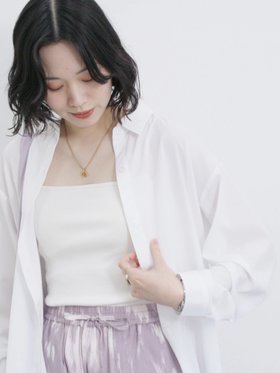 【サマンサモスモス/Samansa Mos2】の【接触冷感】マルチスタイルシャツ 人気、トレンドファッション・服の通販 founy(ファニー) ファッション Fashion レディースファッション WOMEN トップス・カットソー Tops/Tshirt シャツ/ブラウス Shirts/Blouses おすすめ Recommend シンプル Simple ストライプ Stripe ベーシック Basic 無地 Plain Color |ID:prp329100004573781
