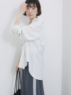 【サマンサモスモス/Samansa Mos2】の【接触冷感】マルチスタイルシャツ 人気、トレンドファッション・服の通販 founy(ファニー) ファッション Fashion レディースファッション WOMEN トップス・カットソー Tops/Tshirt シャツ/ブラウス Shirts/Blouses おすすめ Recommend シンプル Simple ストライプ Stripe ベーシック Basic 無地 Plain Color thumbnail グリーン|ID: prp329100004573781 ipo3291000000032374681