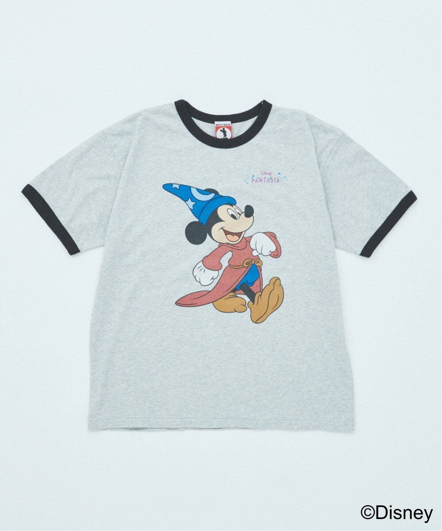 【ジャーナルスタンダード/JOURNAL STANDARD / MEN】のMICKEY MOUSE / ミッキー マウス 別注 ファンタジア 蓄光 プリント T インテリア・キッズ・メンズ・レディースファッション・服の通販 founy(ファニー) 　ファッション　Fashion　メンズファッション　Men's Style Online　タンブラー　Tumbler　フロント　Front　プリント　Print　別注　Special Order　モチーフ　Motif　おすすめ　Recommend　ギフト プレゼント　Gift Present　グレー|ID: prp329100004573838 ipo3291000000032608964
